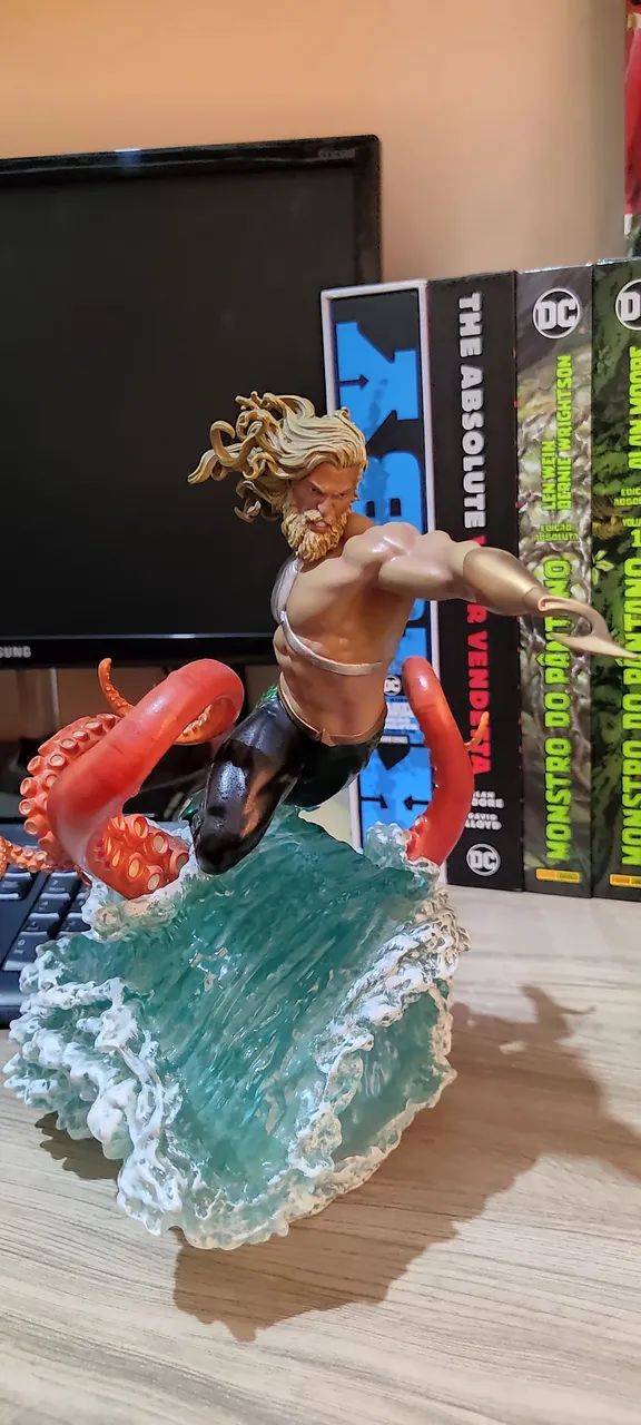 Aquaman Deluxe Art Scale 1/10 (S érie Comics DC) - Iron Studios  - Foto 4