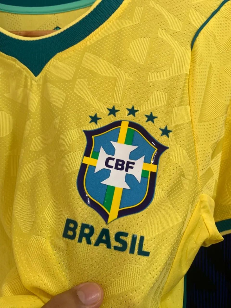 Camisa do Brasil amarela - Foto 2