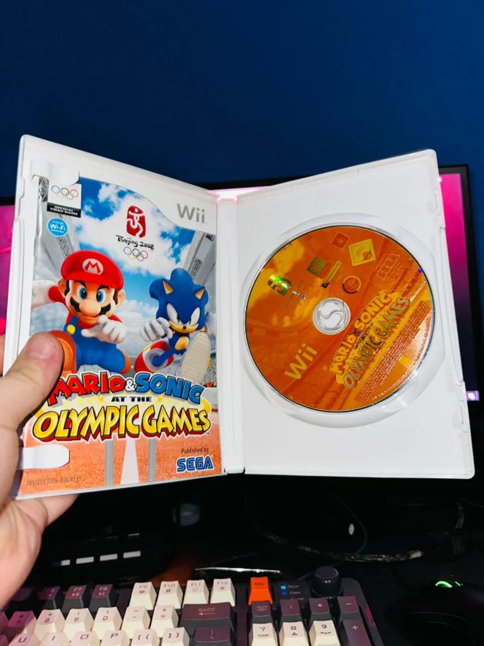jogo original para nintendo wii - Mario & Sonic at the Olympic Games  - europeu - Foto 2