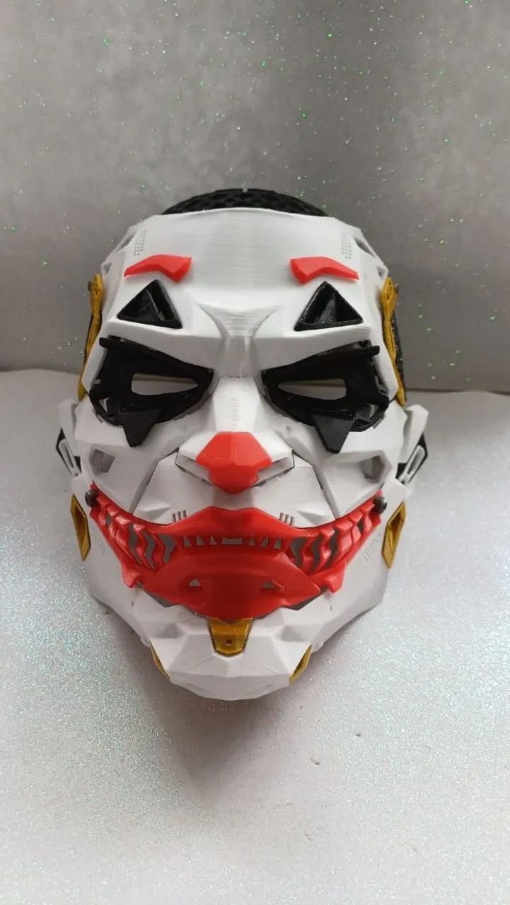 Mascara CyberPunk Joker Impressão 3D PLA  - Foto 2