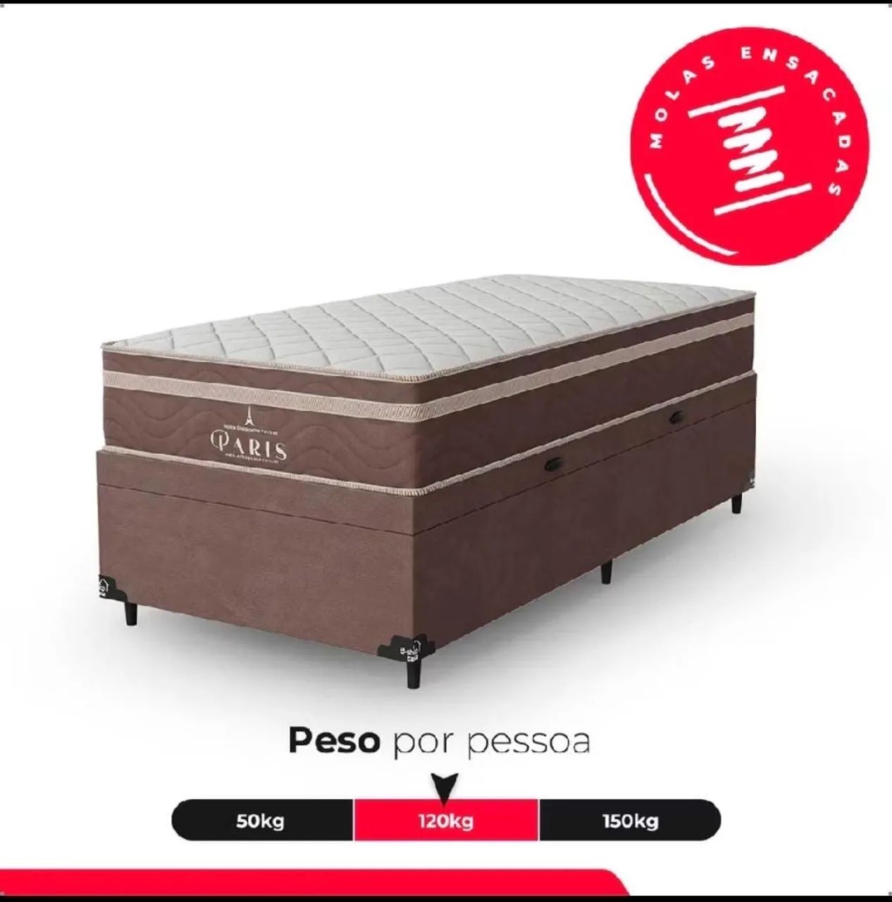 Cama solteiro box baú  - Foto 3