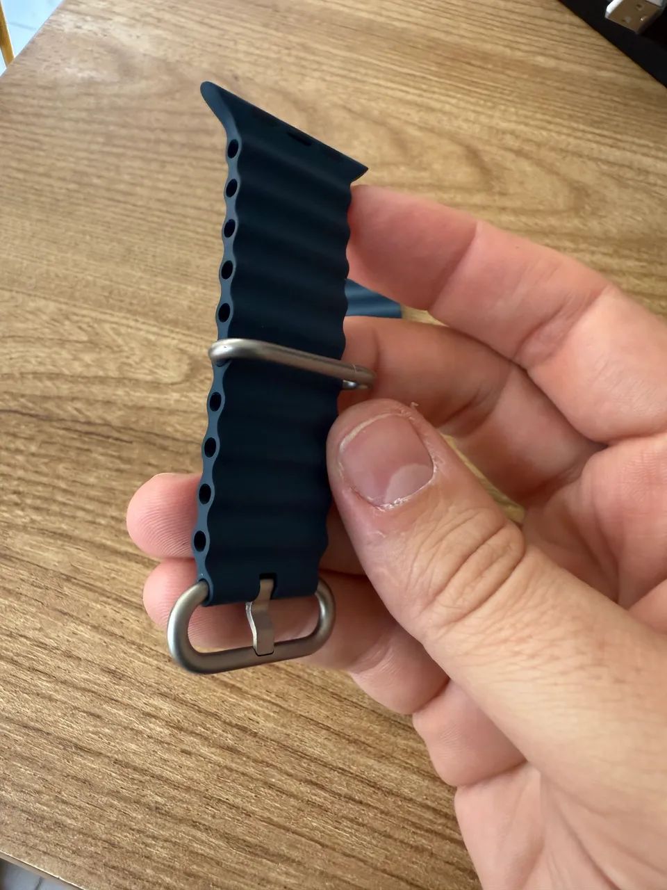 Pulseira original Apple - Ocean azul - Apple Watch Ultra - Foto 4