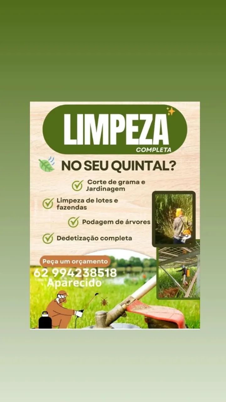 Roçagem de lote e manutenção de jardim 