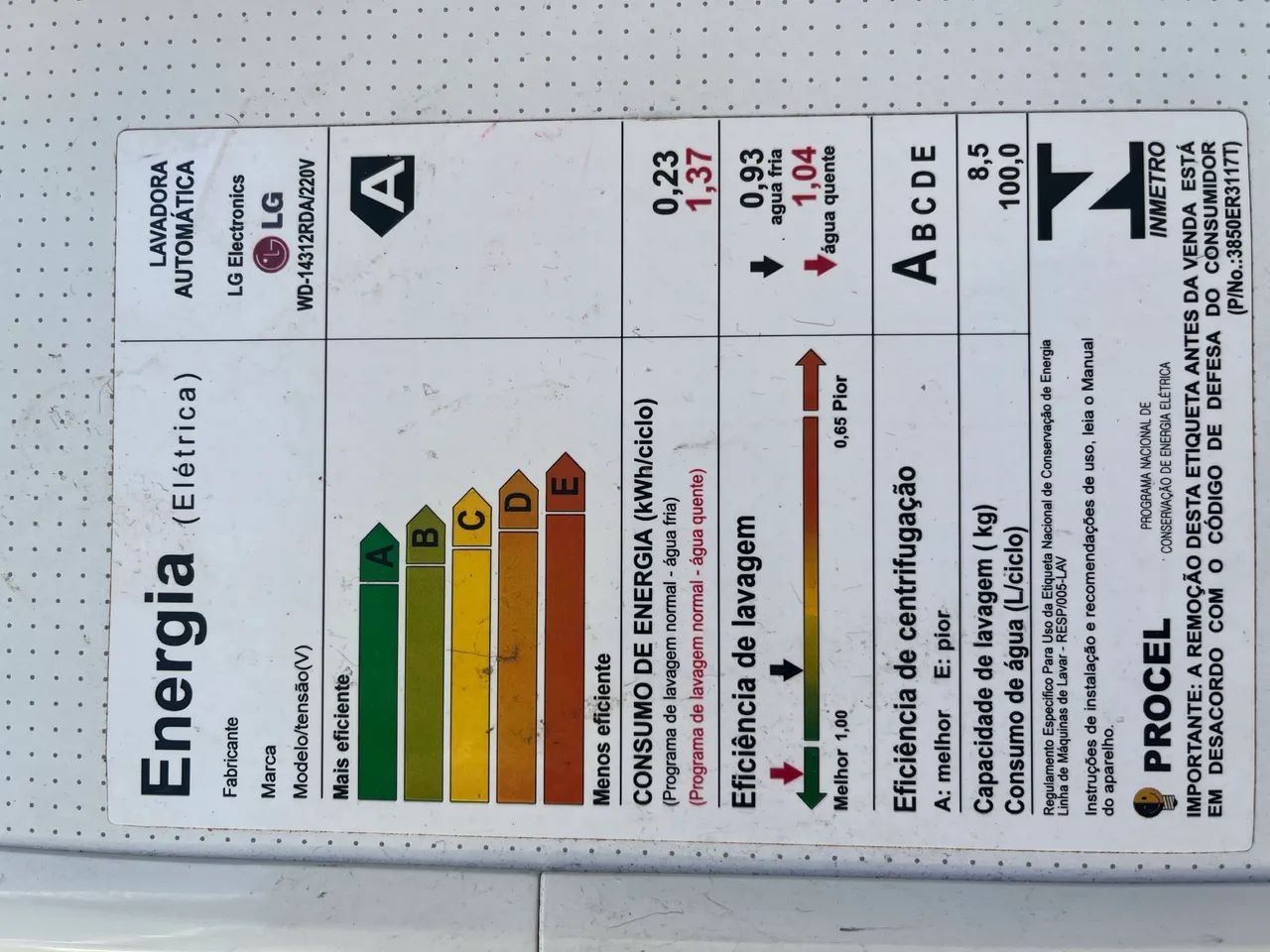 LG Lava e Seca TROMM 8,5 kg - Foto 4