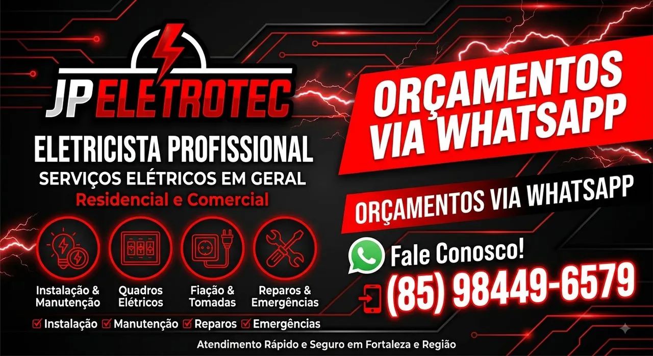 Elétricista em Caucaia e fortaleza 