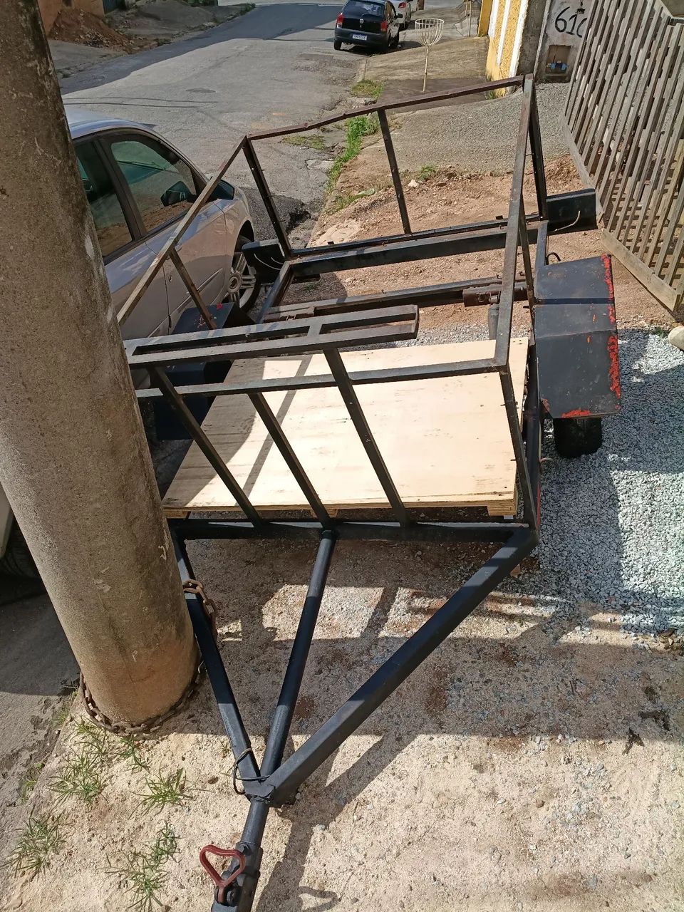 Carretinha para reboque de carro 