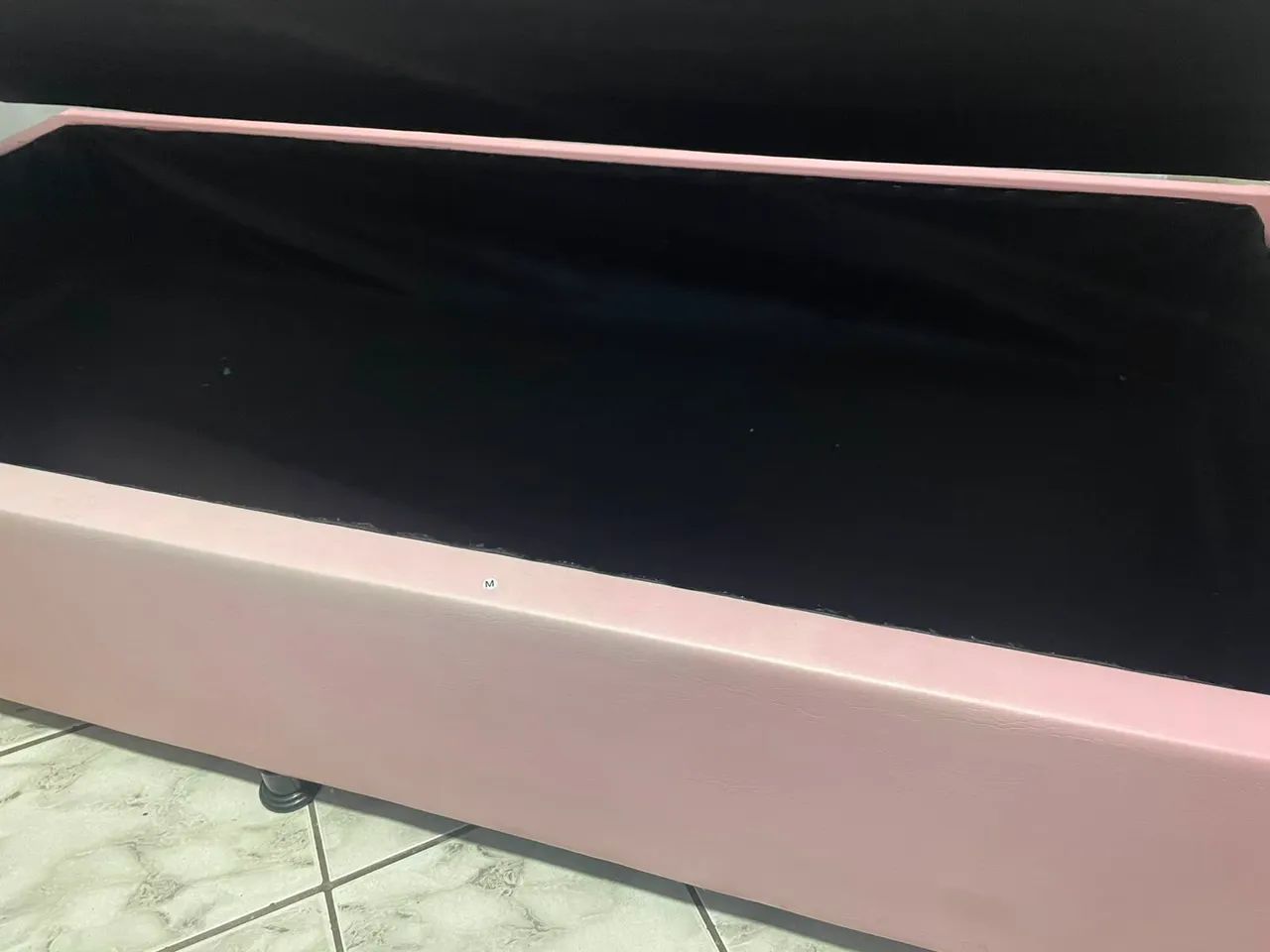 Cama bau solteiro rosa - Foto 2