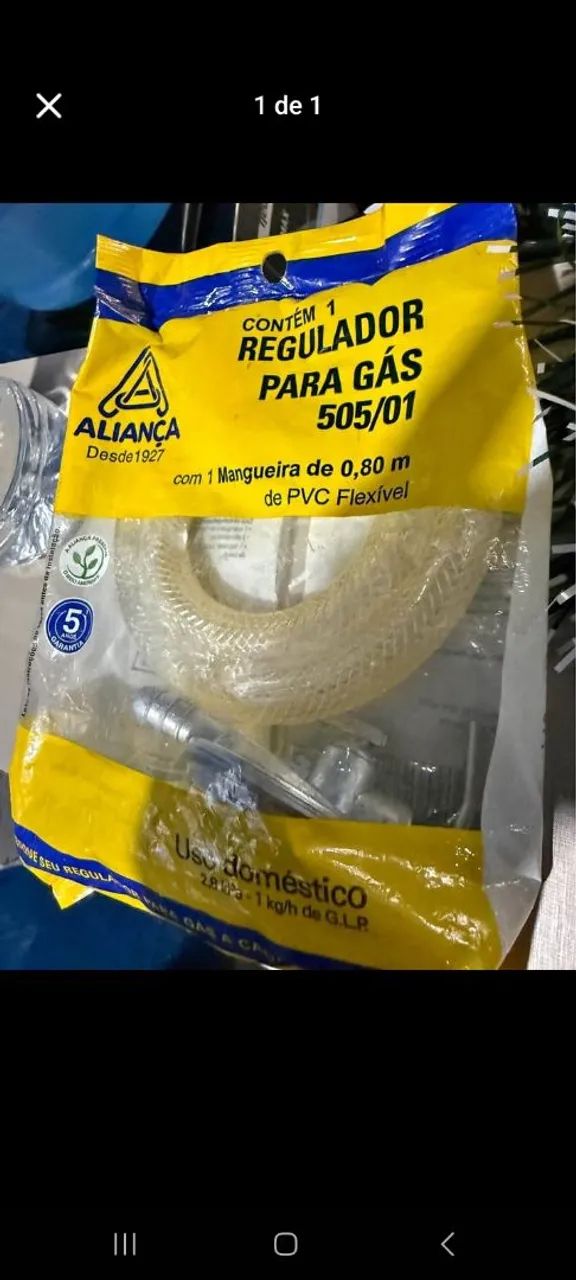 Regulador para gas  aliança 