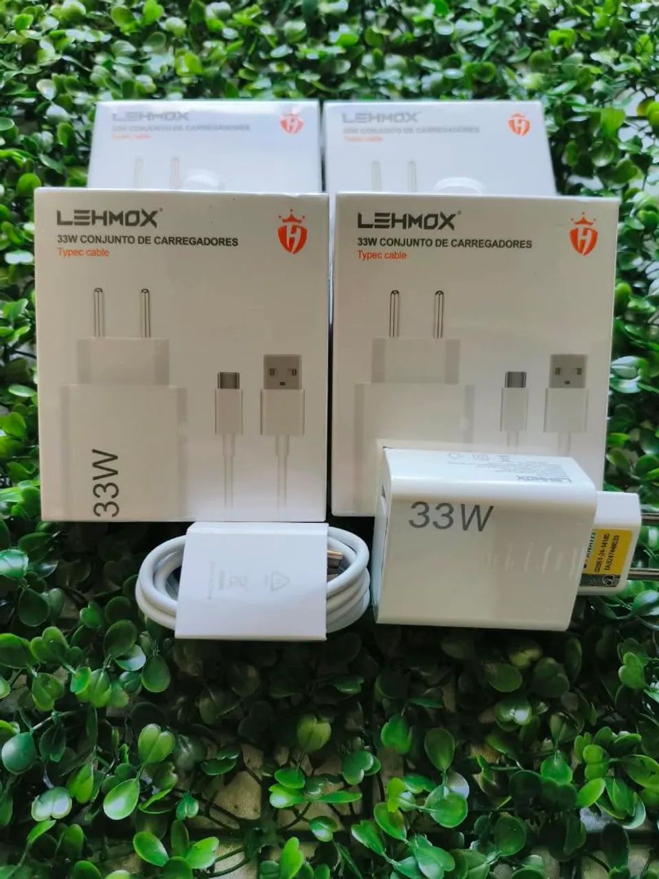 CARREGADOR TURBO LEHMOX 33W + CABO TIPO-C ? - Acessórios de