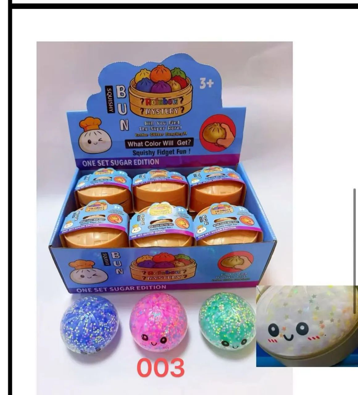 Squishy com glitter.  - Foto 4