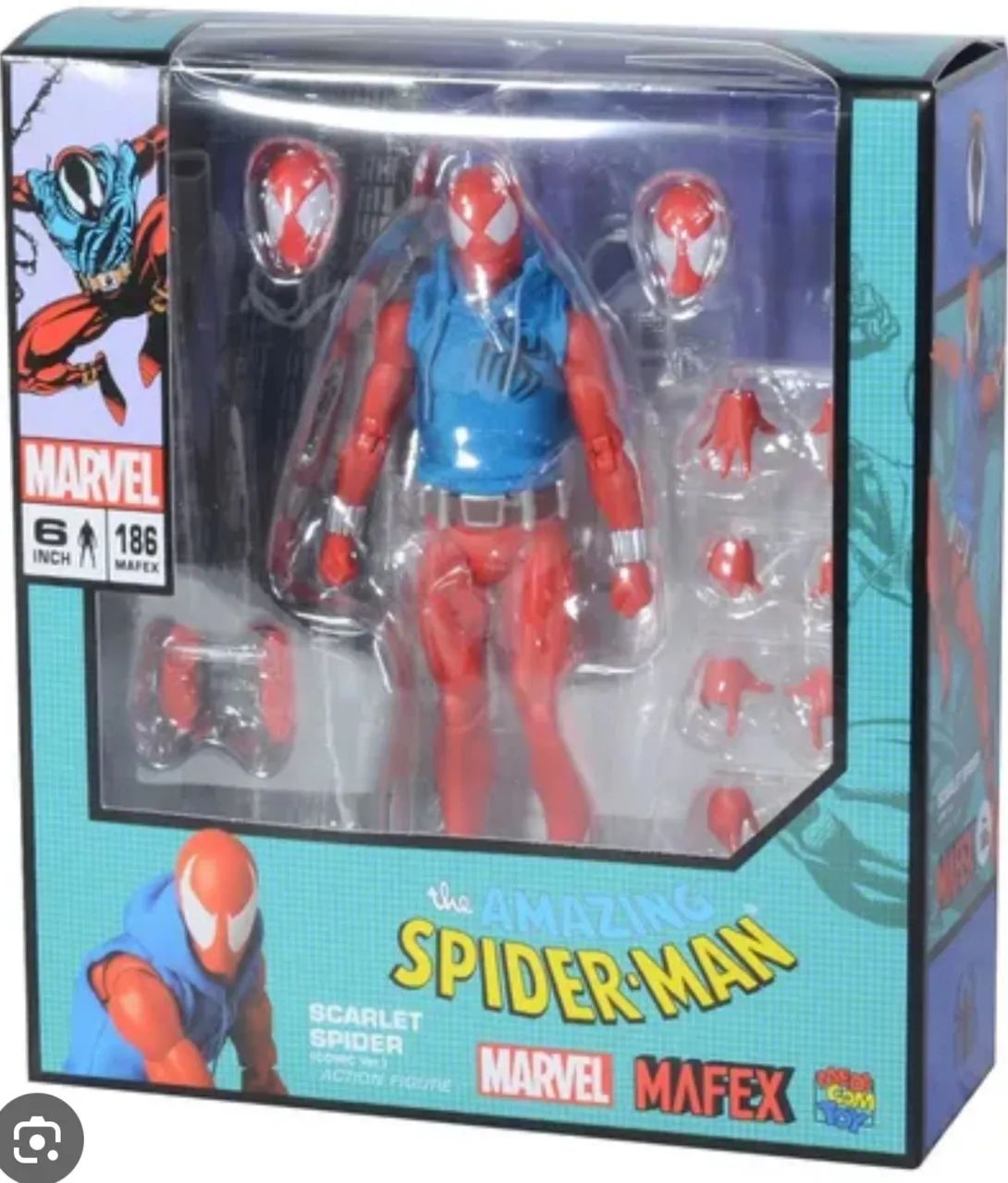 Scarlet Spider Mafex Original - Sem detalhes