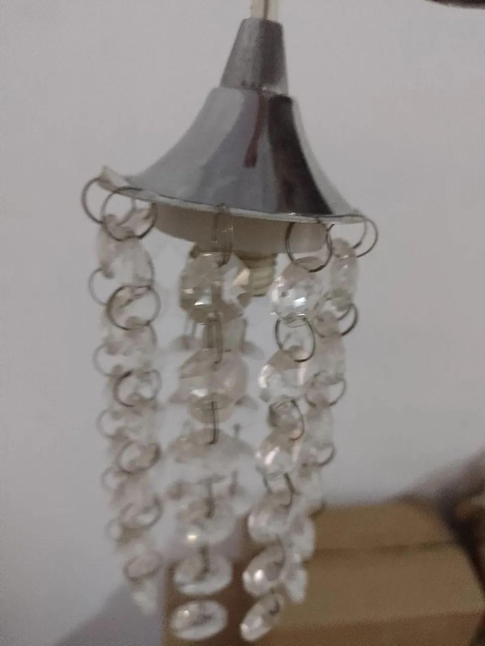 Pendente cristal cabo 60cm - Foto 2