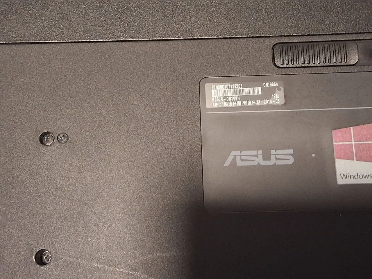 Notebook gamer Asus ROG G56JR (Para retirada de peças) - Foto 5