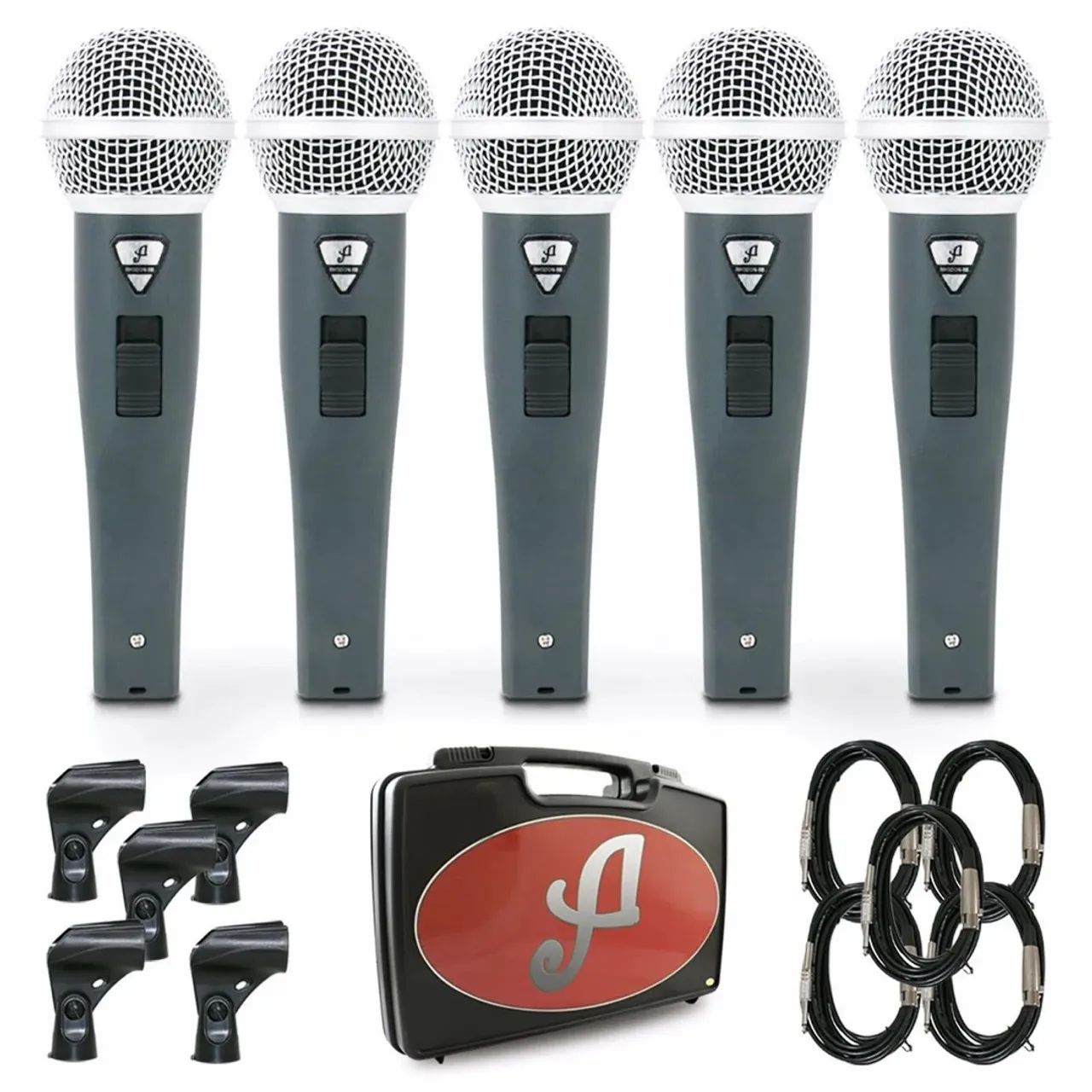 5 microfones Arcano