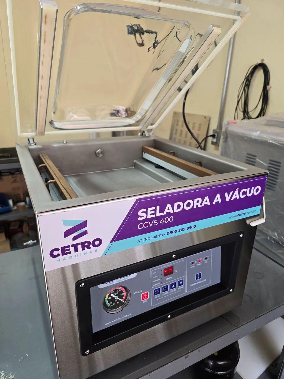 Seladora a vácuo CCVS400 Cetro 2 barras