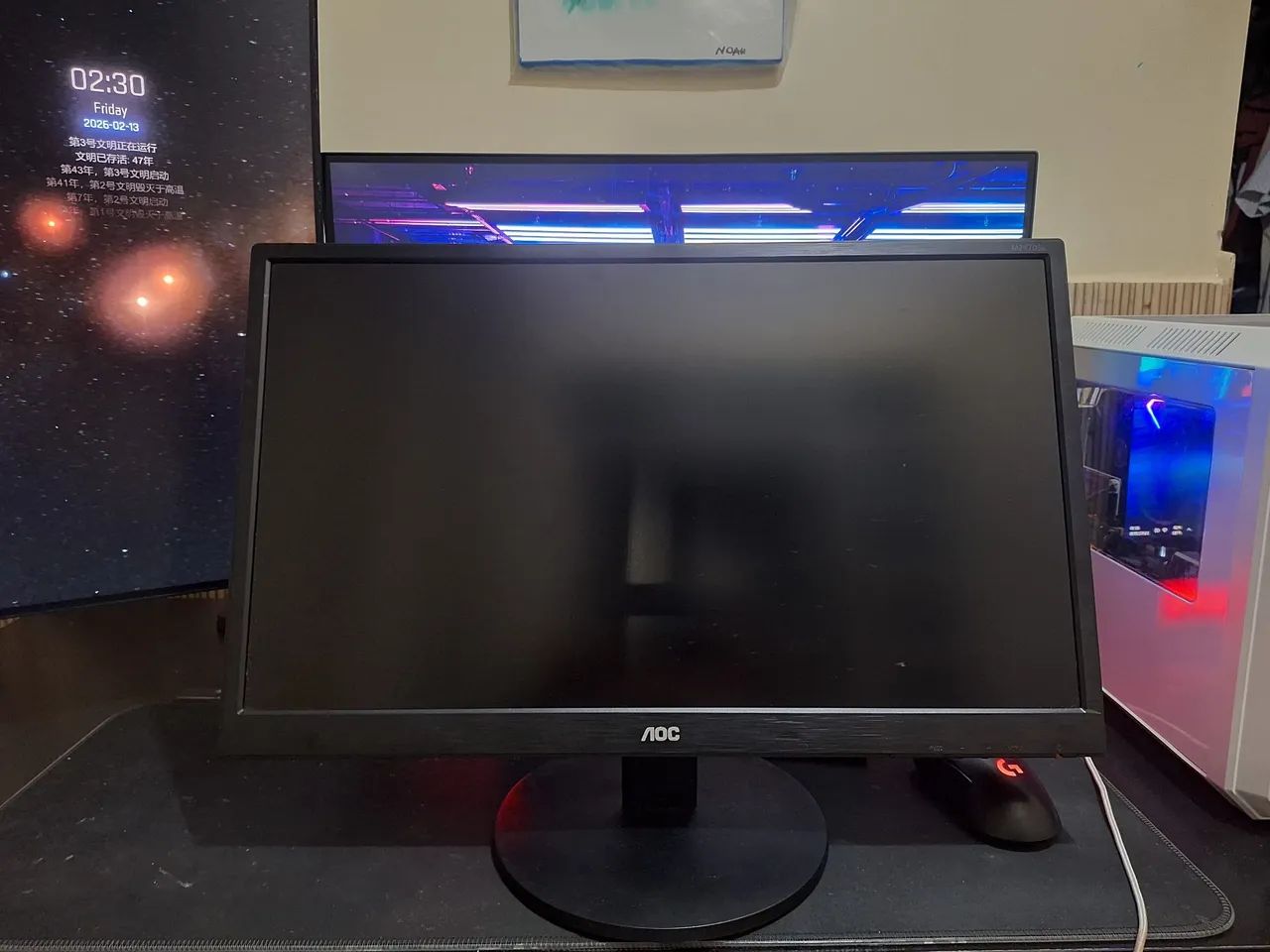 Monitor AOC 24 polegadas full HD 1080p 