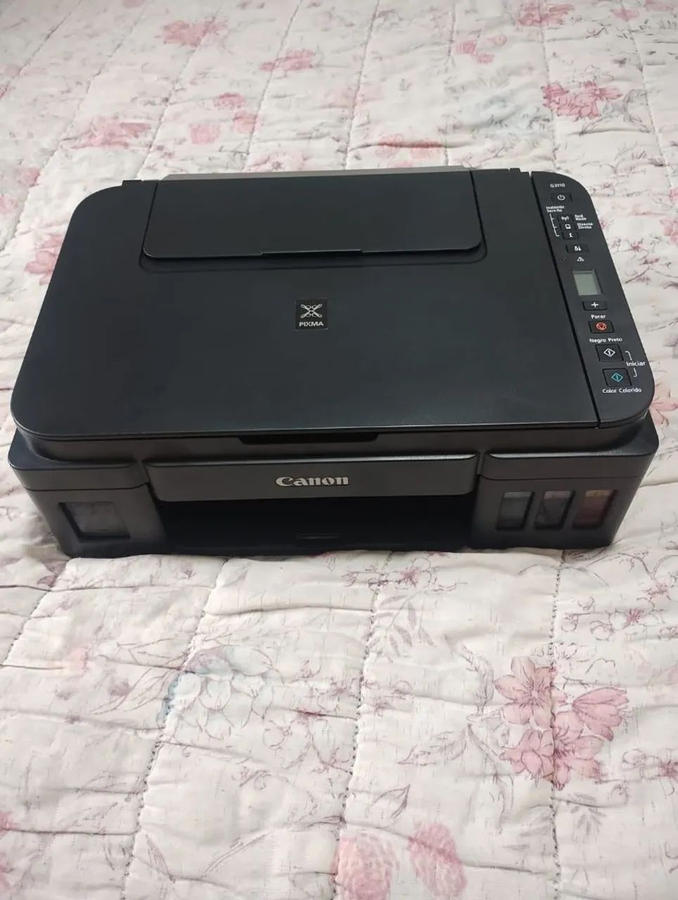 Vendo essa impressora Canon semi nova wi-fi escanear cópia  - Foto 4