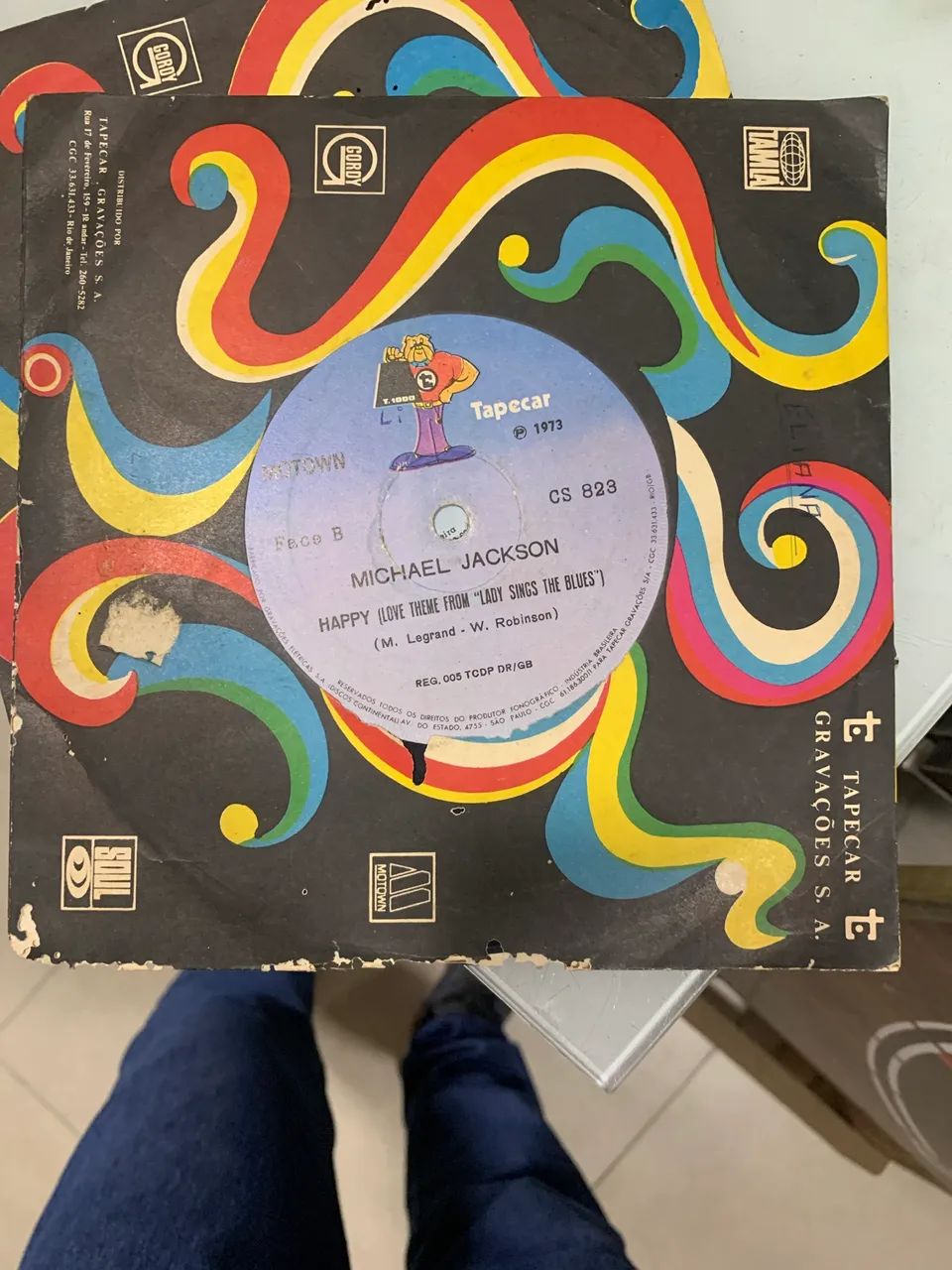 2 discos de vinil compacto Michael Jackson  - Foto 3