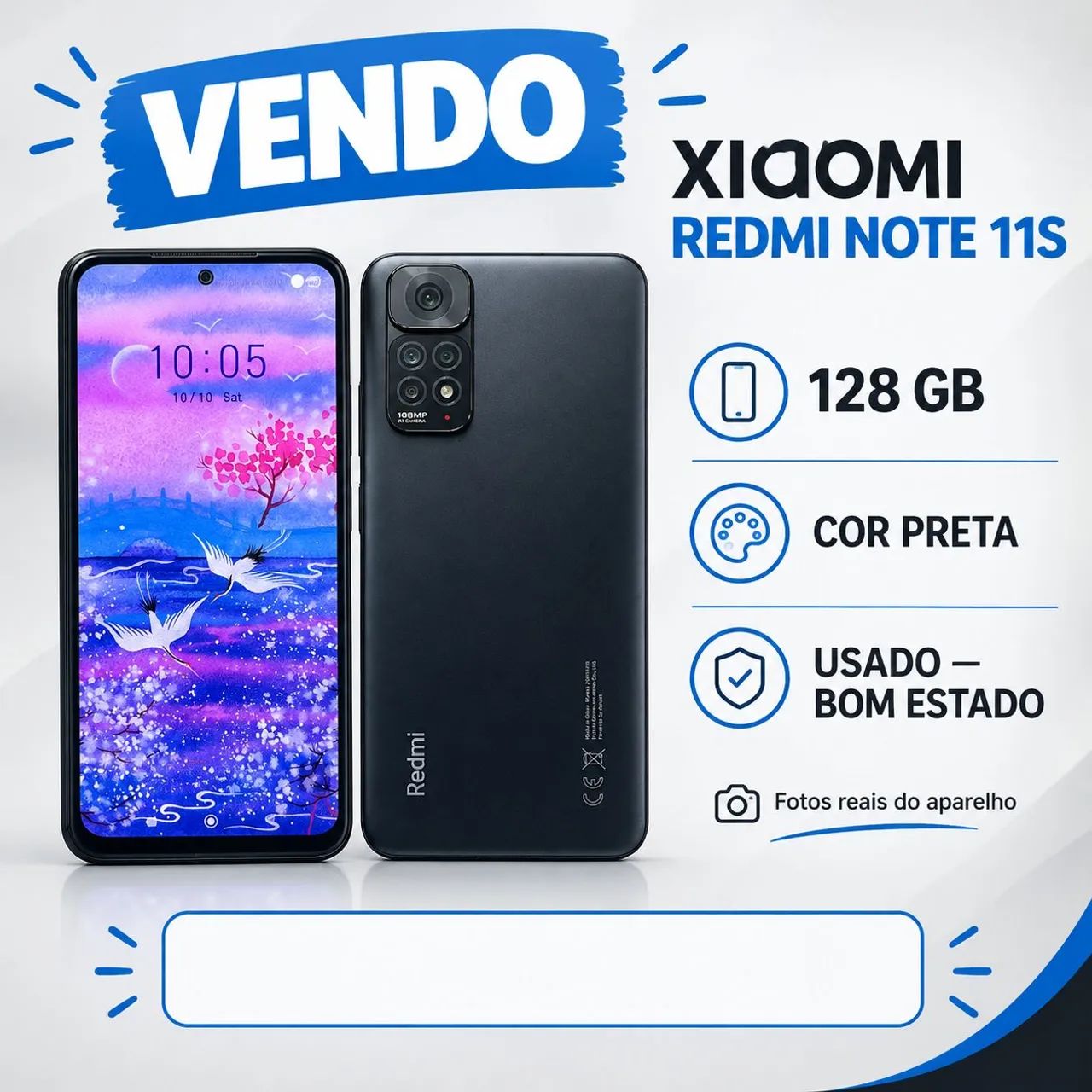 ? VENDO XIAOMI REDMI NOTE 11S ? 128 GB - Foto 3