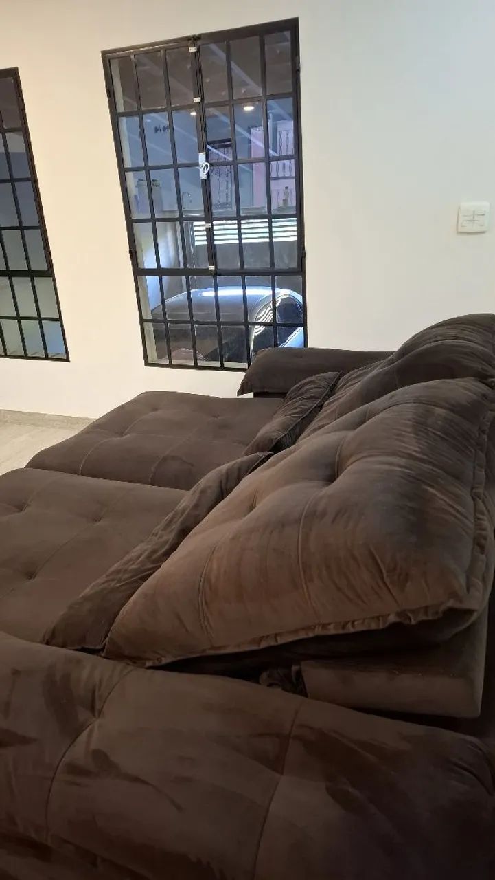 Sofa Retrátil e Reclinavel - 2,60m - Foto 2