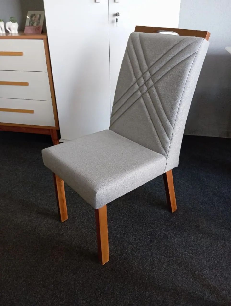 Jogo de mesa de Jantar 120×90 com 4 cadeiras Nova a pronta entrega  - Foto 2