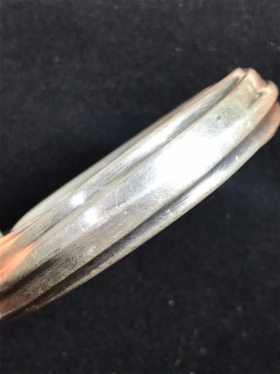 Bracelete Grosso de Prata - Foto 4