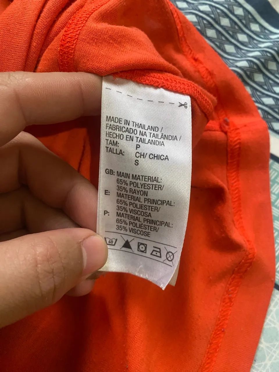 Camisa adidas laranja P original  - Foto 2