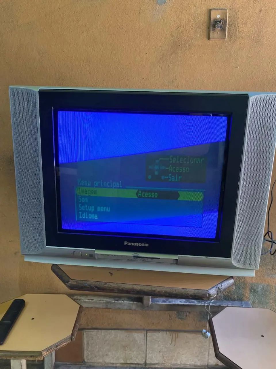 TV Panasonic 21 polegadas - Imagem Perfeita para Sala/Quarto - R$150 - Foto 5