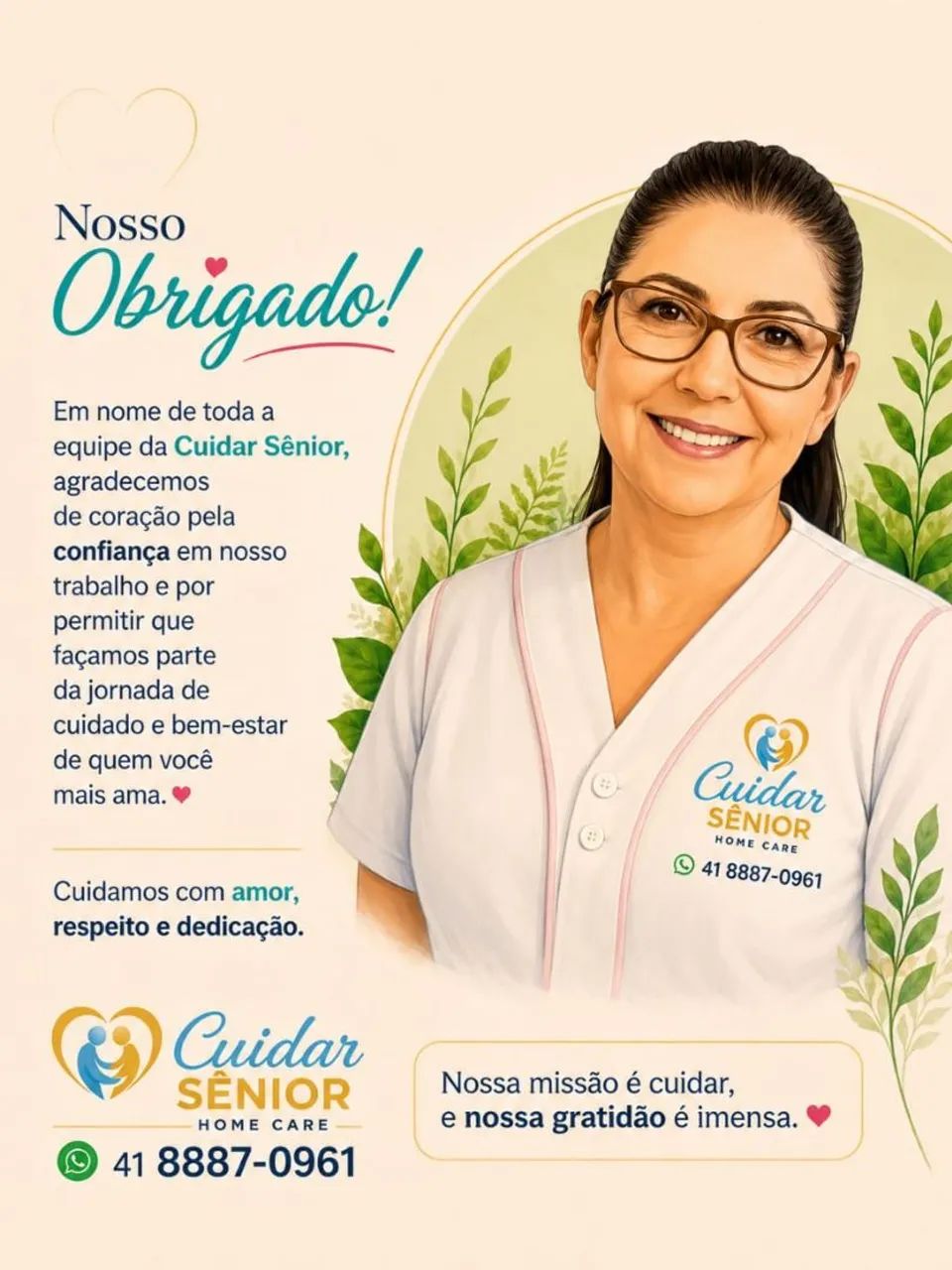 Ofereço meus serviços como cuidadora de idosos 