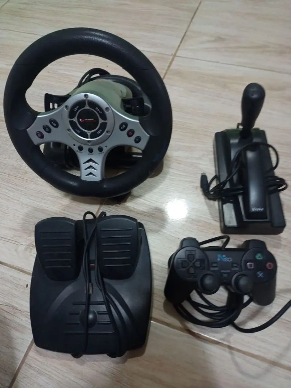 Kit volante, marcha e pedal ps2 - Foto 4