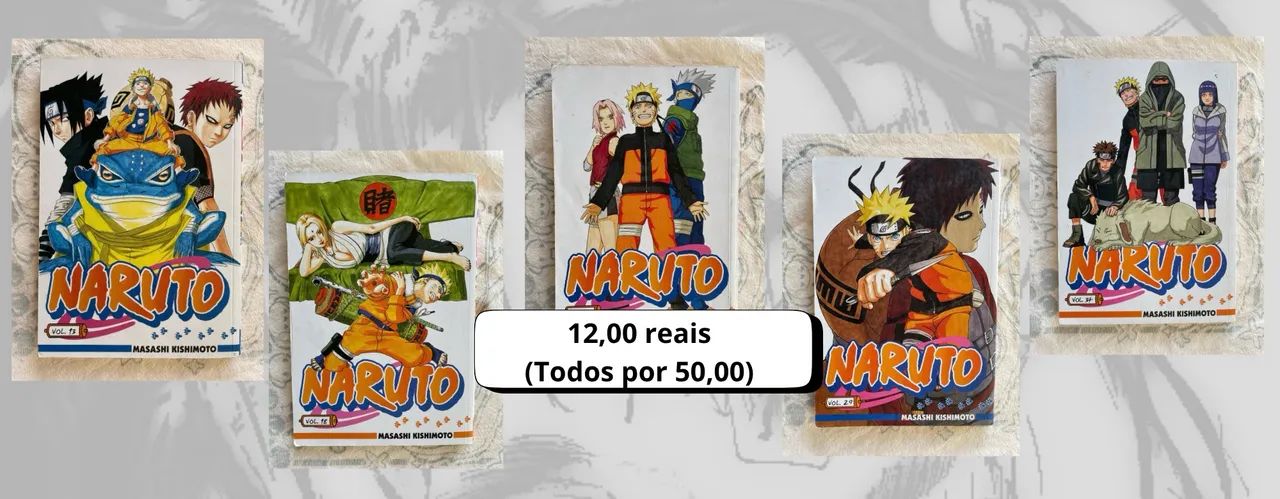 Mangás de Naruto + Boruto - Livros e revistas - Cidade da