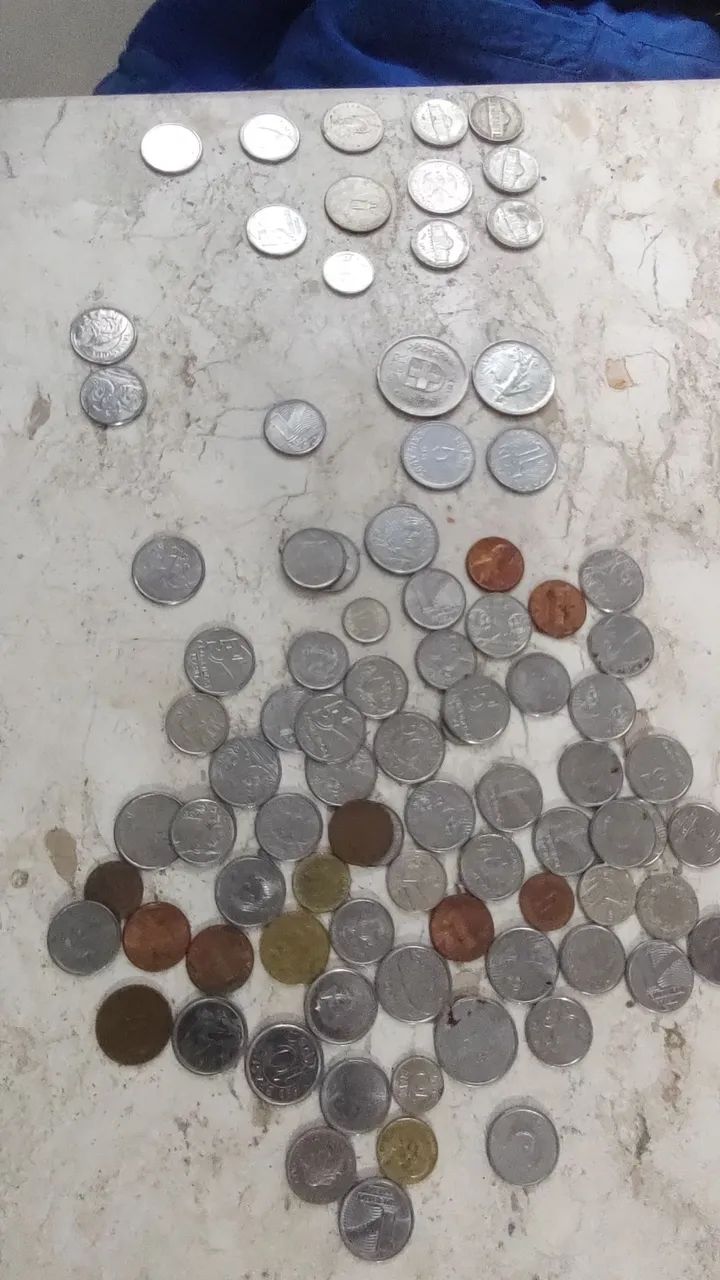 MOEDAS ANTIGAS ALGUMAS DE PRATA  - Foto 5