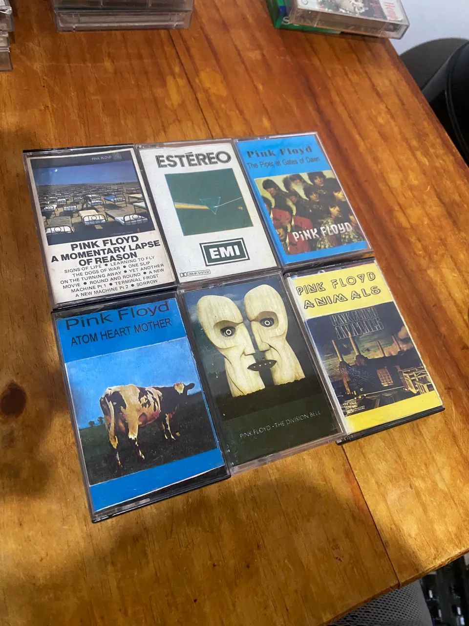 Fitas cassete  pink Floyd