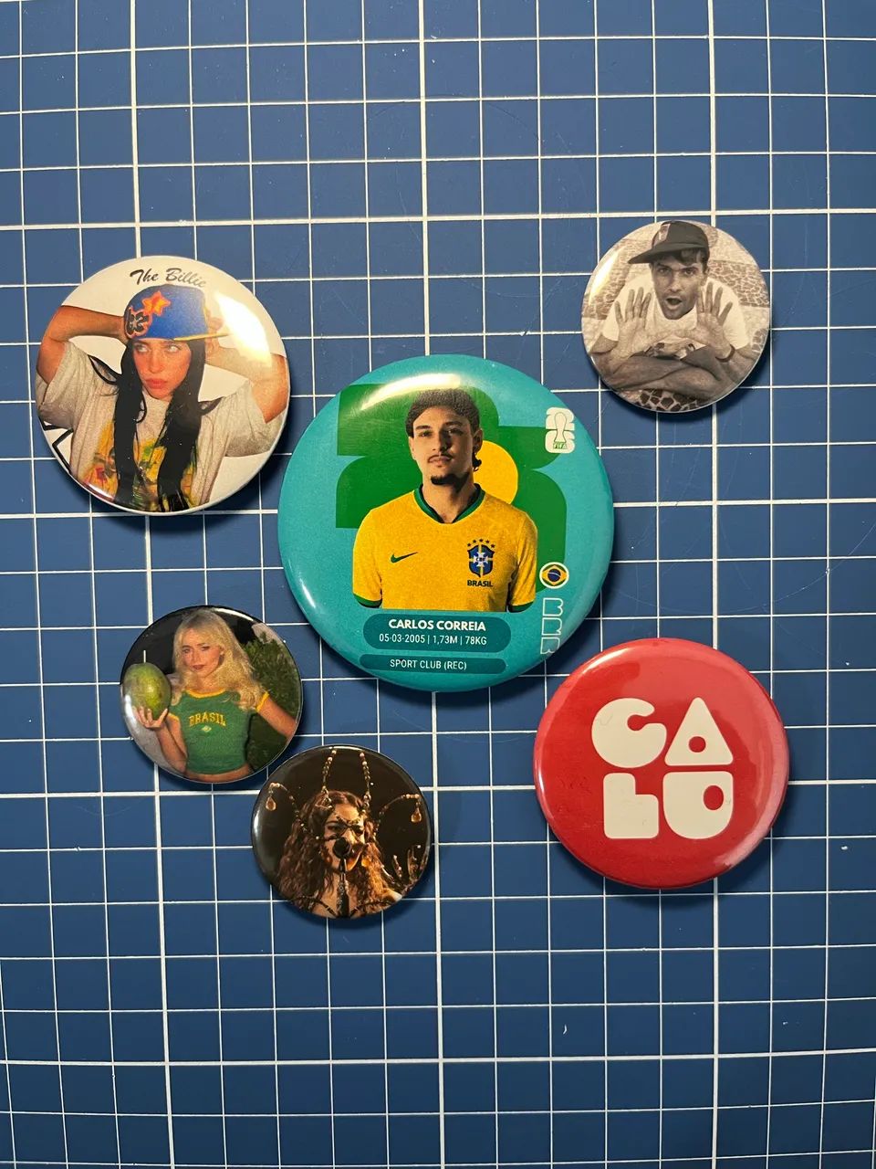 BOTTON COPA DO MUNDO | ESTILO FIGURINHA - Foto 2