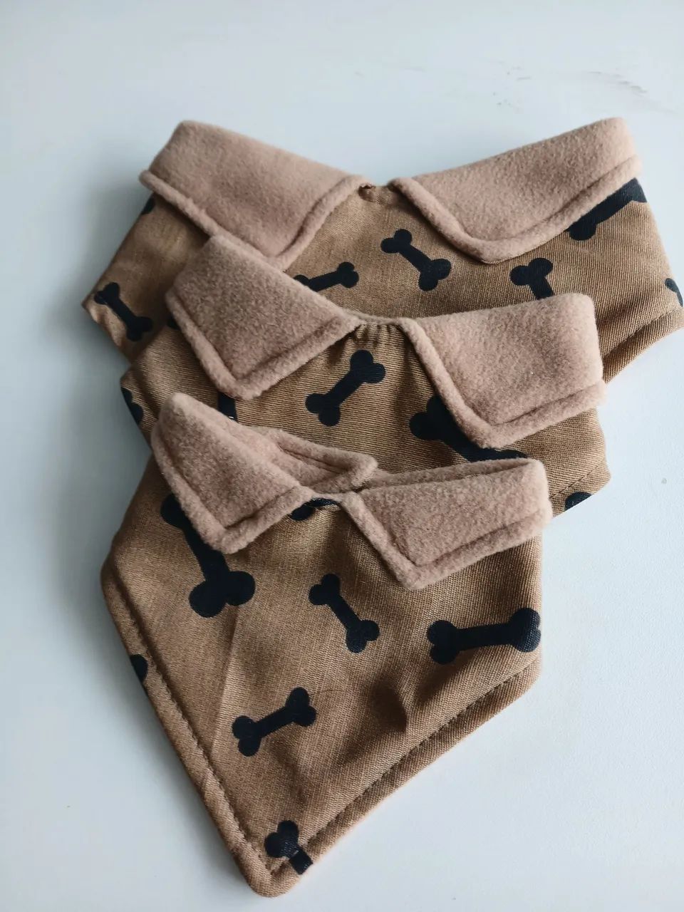 Kit 3 bandanas para pet 
