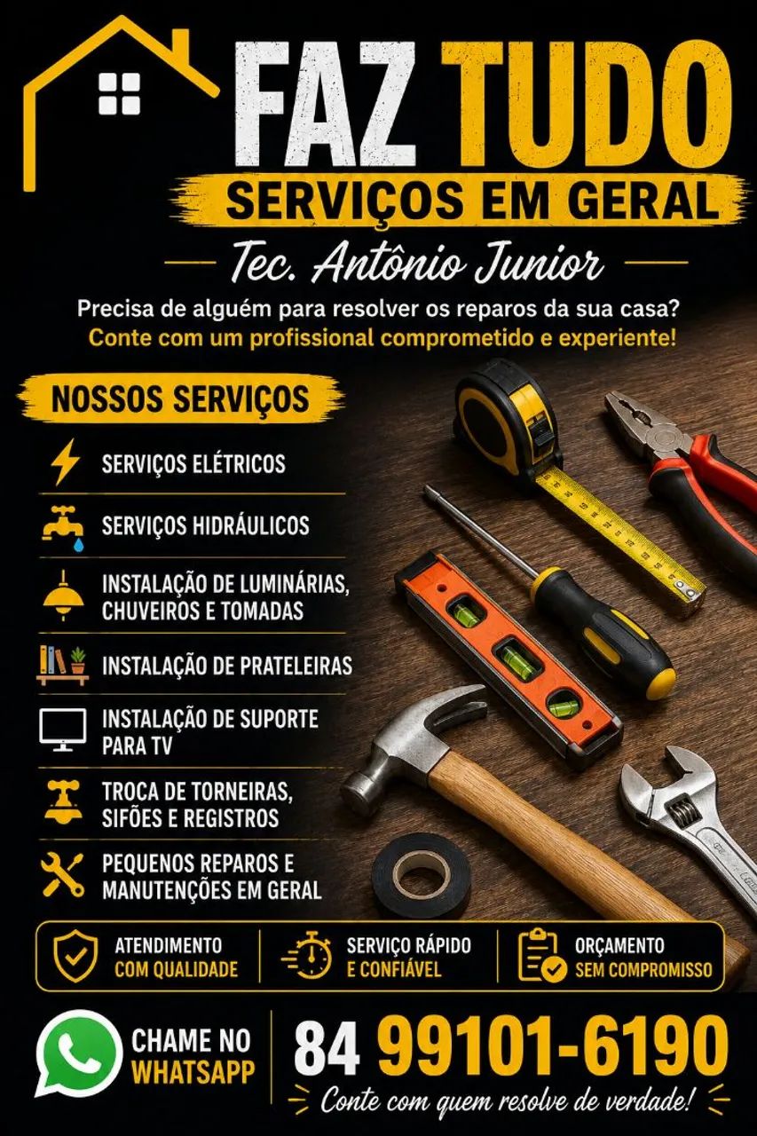 Eletricista e encanador