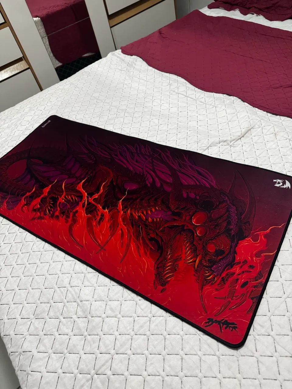 Mousepad Infernal Dragon - Redragon  - Foto 2