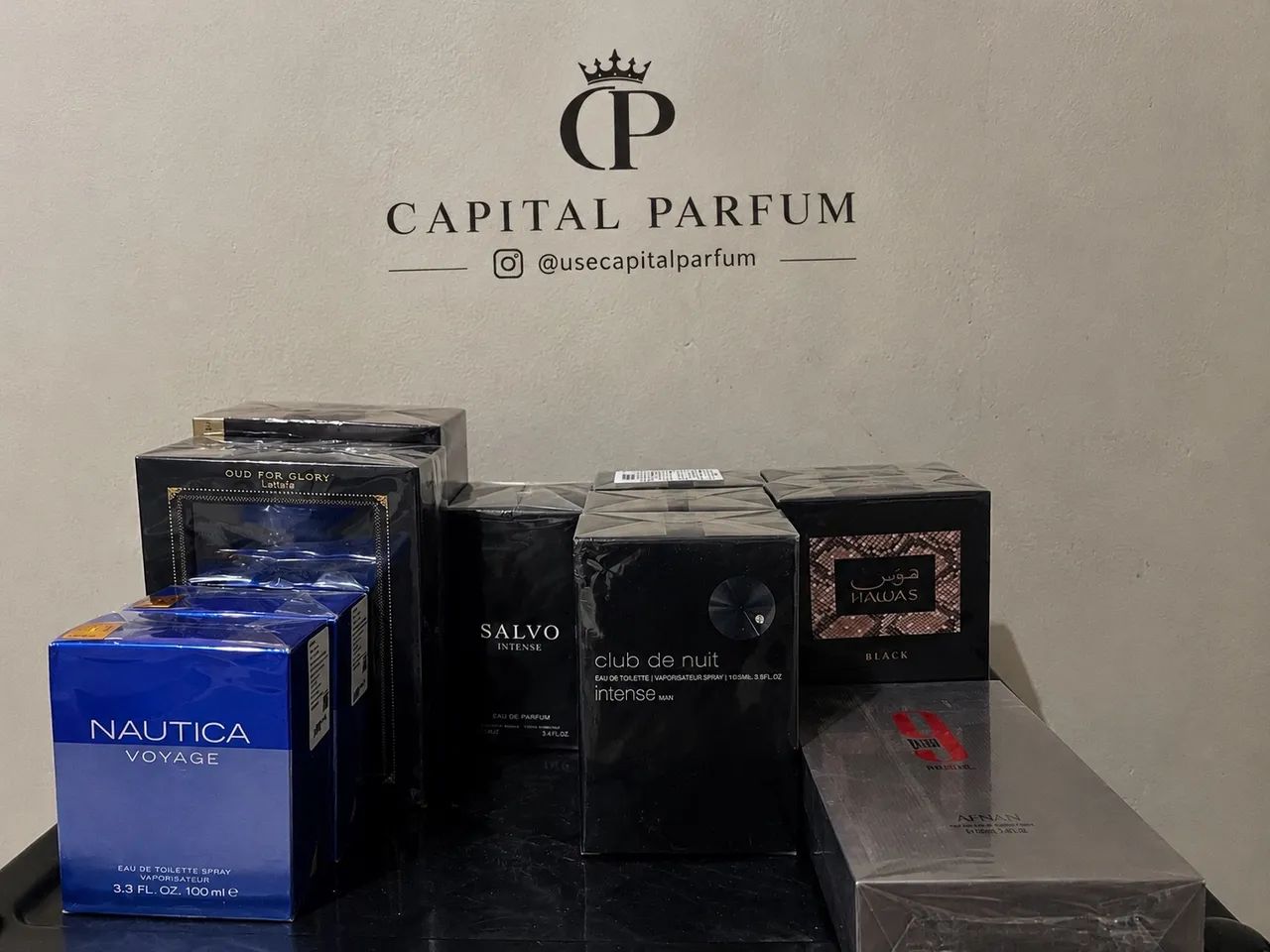 Perfumes árabes e nacionais 