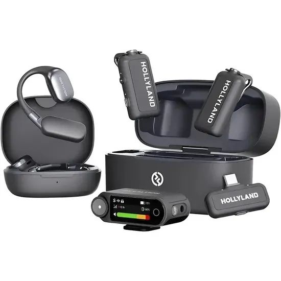 Microfone sem fio Hollyland Lark Max 2 Ultimate Combo - Space Gray - Foto 5