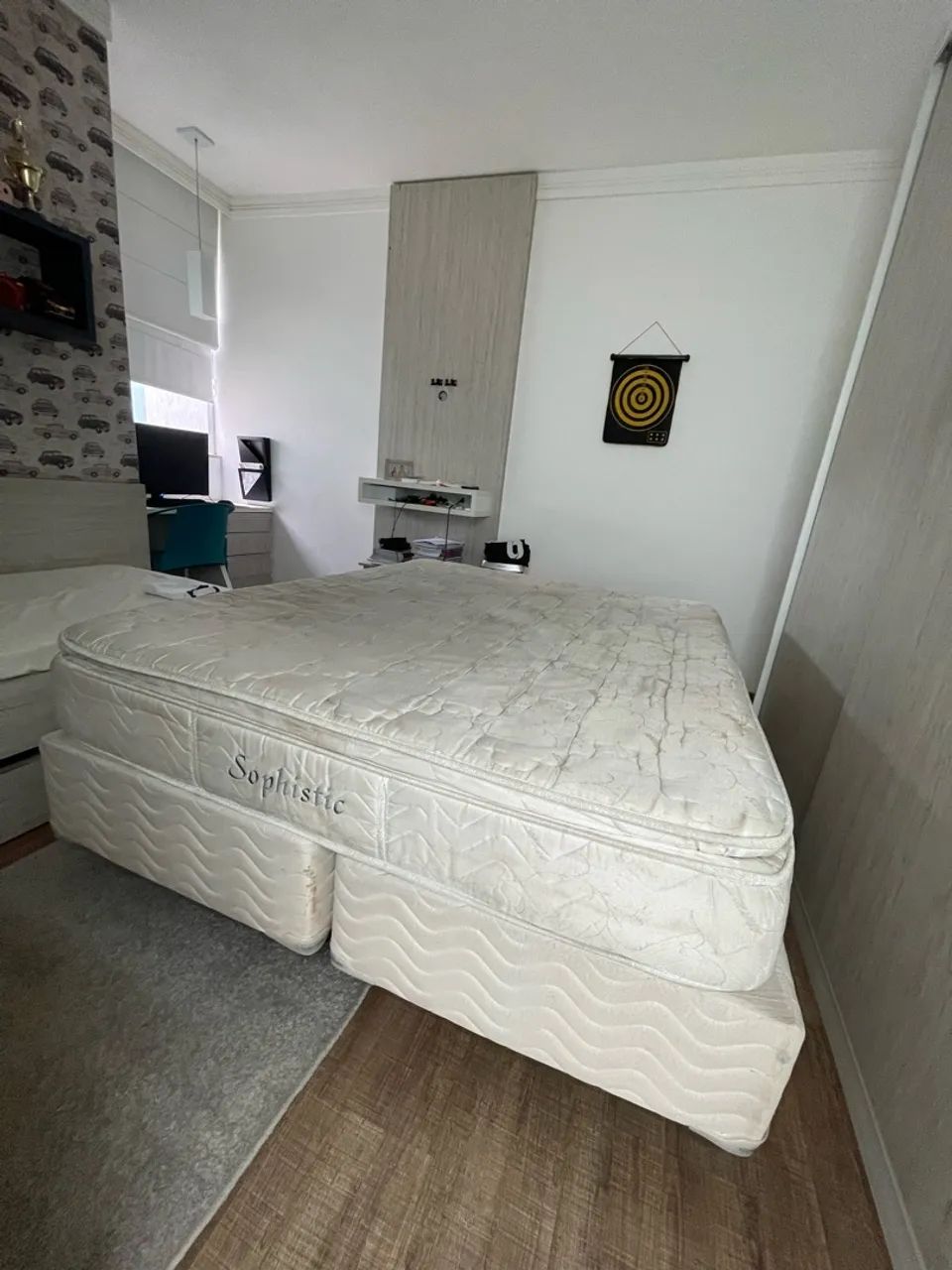 Cama box queen com colchão  - Foto 5