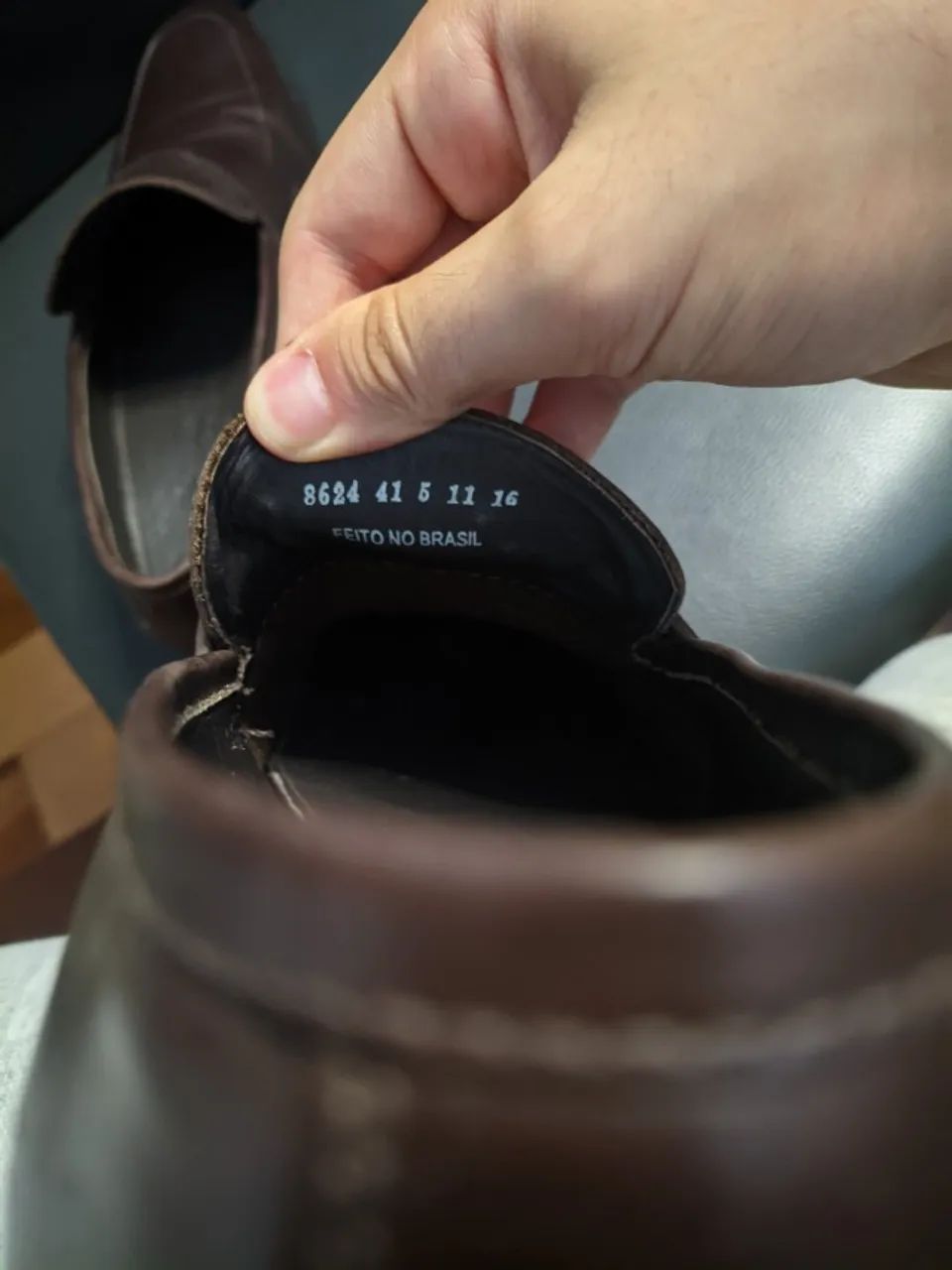 Mocassim Brooksfield Handmade (Couro Legítimo)