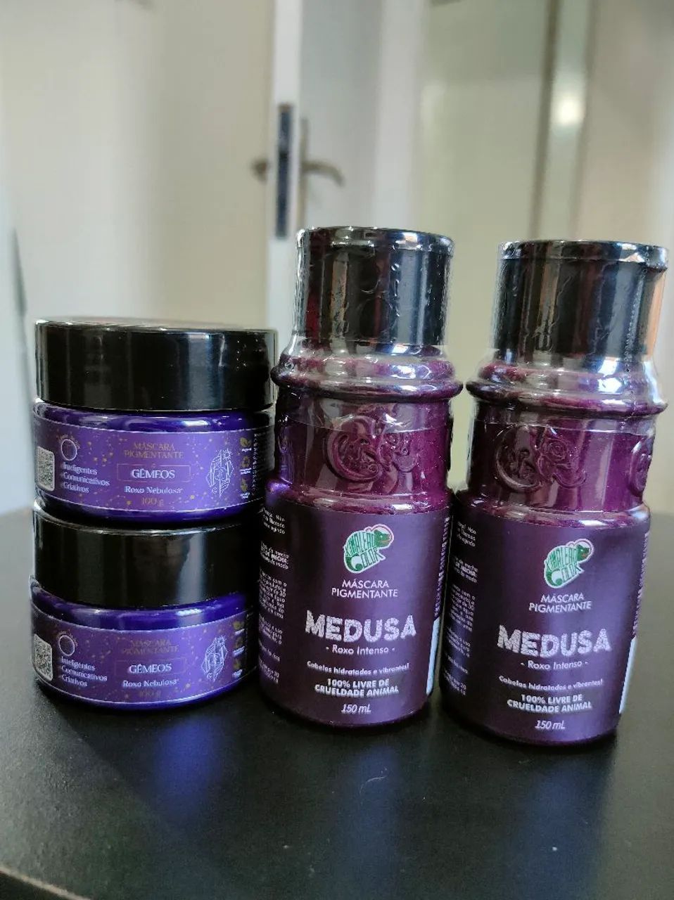 Máscara pigmentante medusa roxo 