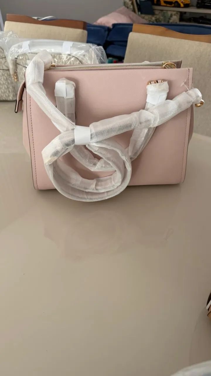 BOLSA MICHAEL KORS MEDIA MARILYN COR ROSA