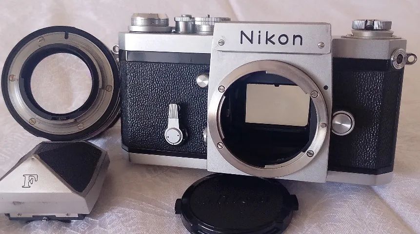 NIKON F acompanha Lente Nikkor-S Auto 50 mm F1.4 ( Único Dono
