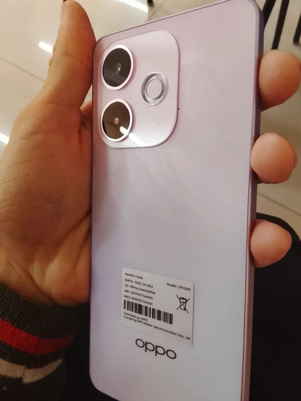 Celular OPPO, não tem 30 dias de uso, aceito troca iPhone 11 se vir buscar faço 1.000! - Foto 5