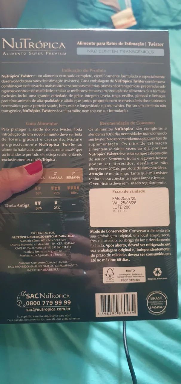 Ração para twister lacrada - Foto 3