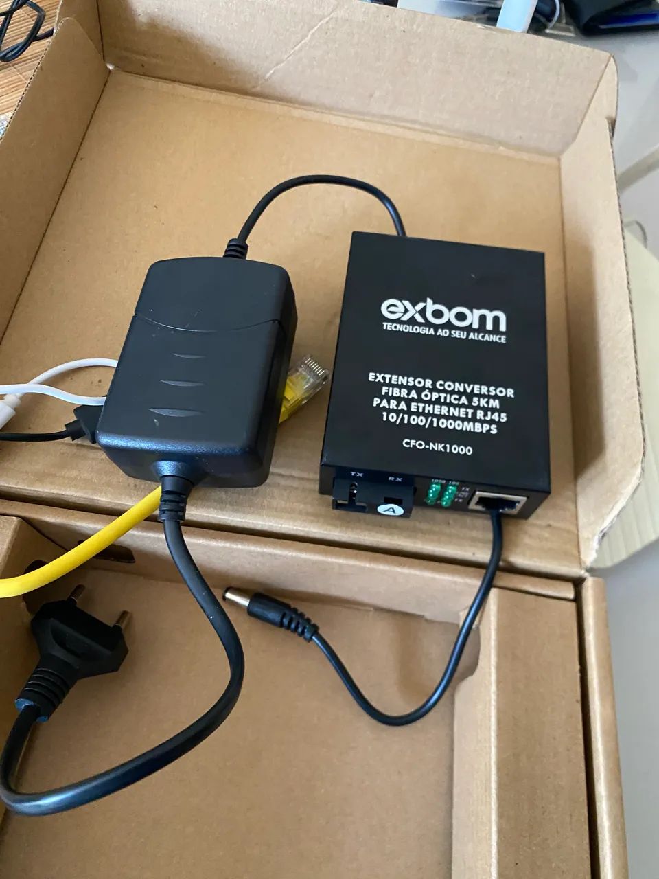  Extensor conversor fibra óptica 