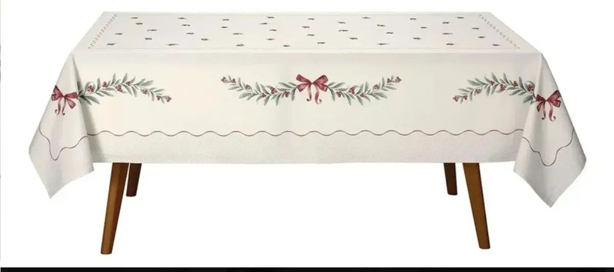 TOALHA DE MESA MATISSE NATAL 123 RETANGULAR ( 6 lugares ) <br> - Foto 5