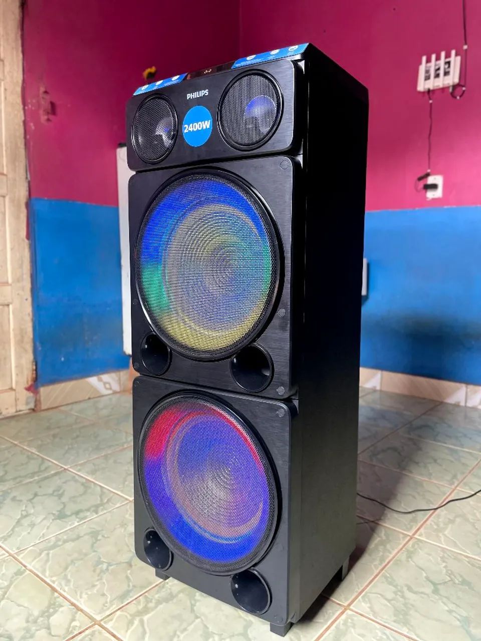 Caixa de som Philips 2400w