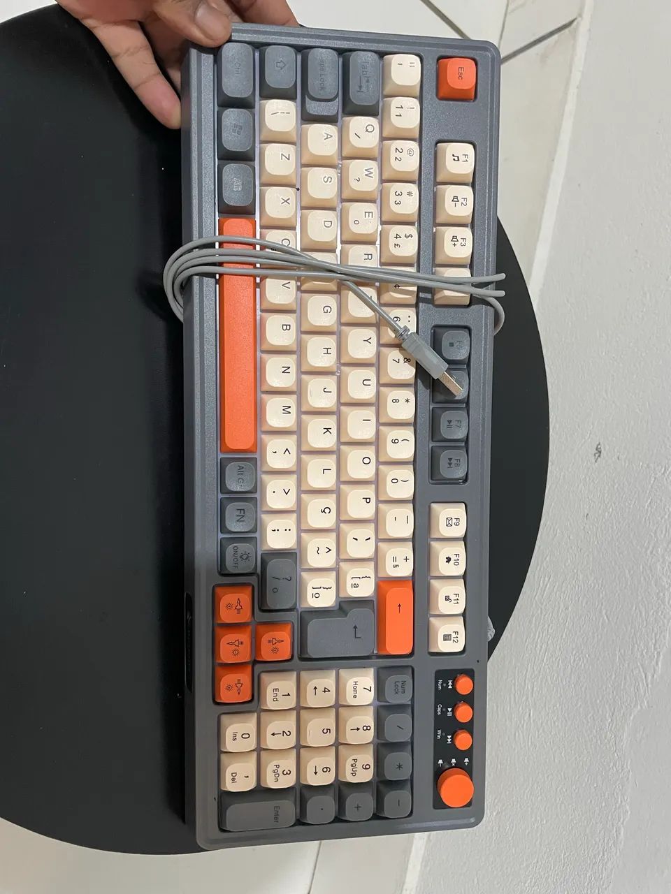 Kit Gamer Teclado Compacto Led + Headset Evolut (Perfeito Estado) - Foto 4